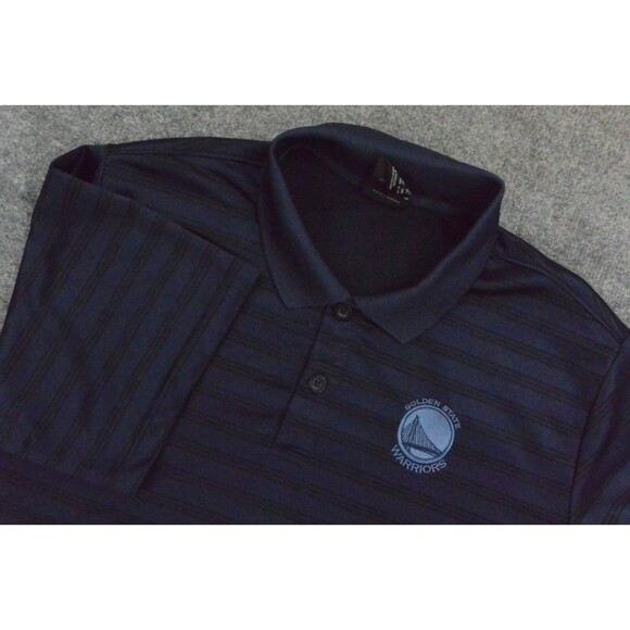 Golden State Warriors Shirt Mens‎ XL Blue Polo Adidas - Picture 1 of 10